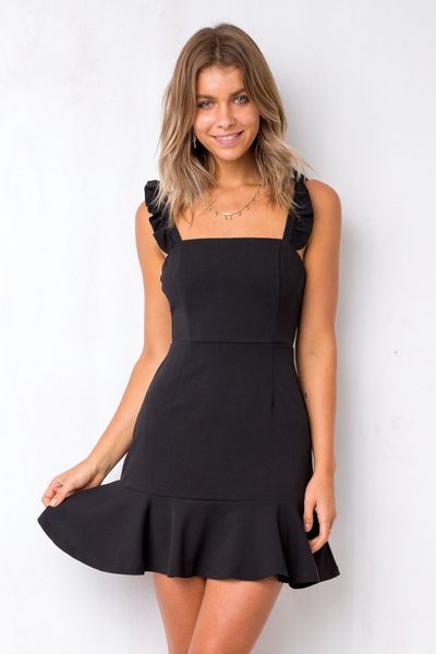 women solid color spaghetti strap backless female slash neck casual slim beach summer dresses ing, Black;gray
women solid color spaghetti strap backless female slash neck casual slim beach summer dresses ing, Black;gray