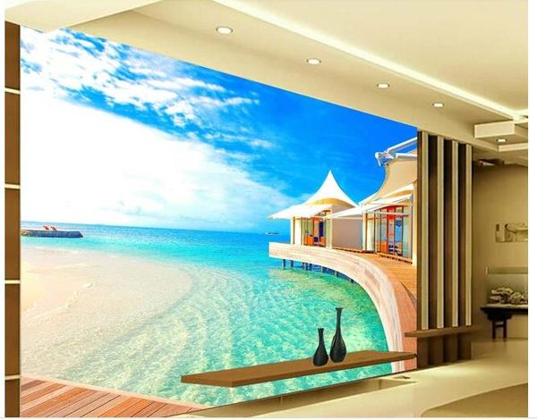classic wallpaper for walls maldives seascape tv background wall decoration painting
classic wallpaper for walls maldives seascape tv background wall decoration painting