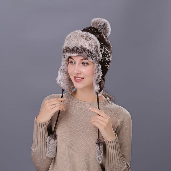 winter hat bomber hats for men women thicken balaclava cotton fur winter earflap keep warm caps russian knit wool hats, Blue;gray
winter hat bomber hats for men women thicken balaclava cotton fur winter earflap keep warm caps russian knit wool hats, Blue;gray