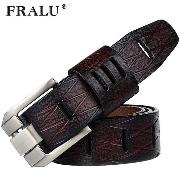 fralu 2017 good quality cow genuine leather men belts for men strap male pin buckle big size 110-125cm ing, Black;brown
fralu 2017 good quality cow genuine leather men belts for men strap male pin buckle big size 110-125cm ing, Black;brown