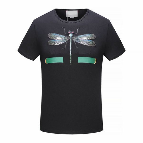 2018 Designer luxury Brand men T-shirt short sleeve clothing light letter embroid dragonfly tshirt Tees cotton women Casual Tops shirts
2018 Designer luxury Brand men T-shirt short sleeve clothing light letter embroid dragonfly tshirt Tees cotton women Casual Tops shirts