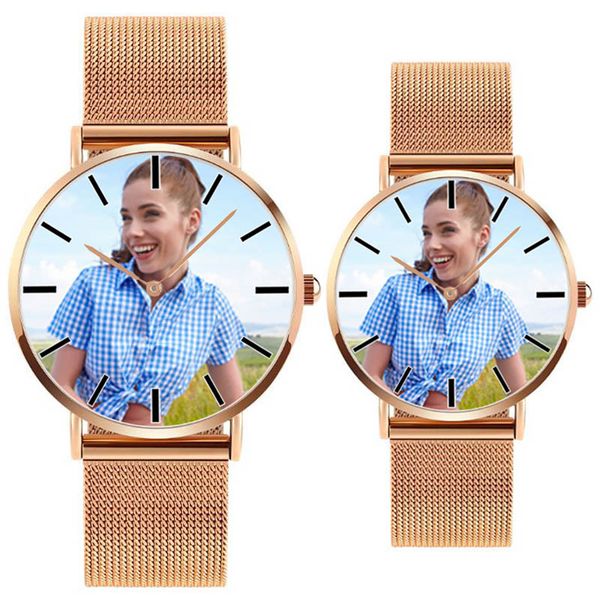a4402 gold silver black diy p mens womens lovers stainless steel strap dropshipping custom picture gift personalized watch, Slivery;brown 
a4402 gold silver black diy p mens womens lovers stainless steel strap dropshipping custom picture gift personalized watch, Slivery;brown