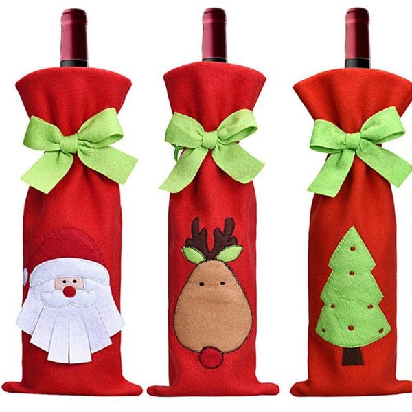 christmas wine bottle bag dinner party decoration bow-knot snowman christmas tree santa claus bottle cover bag
christmas wine bottle bag dinner party decoration bow-knot snowman christmas tree santa claus bottle cover bag