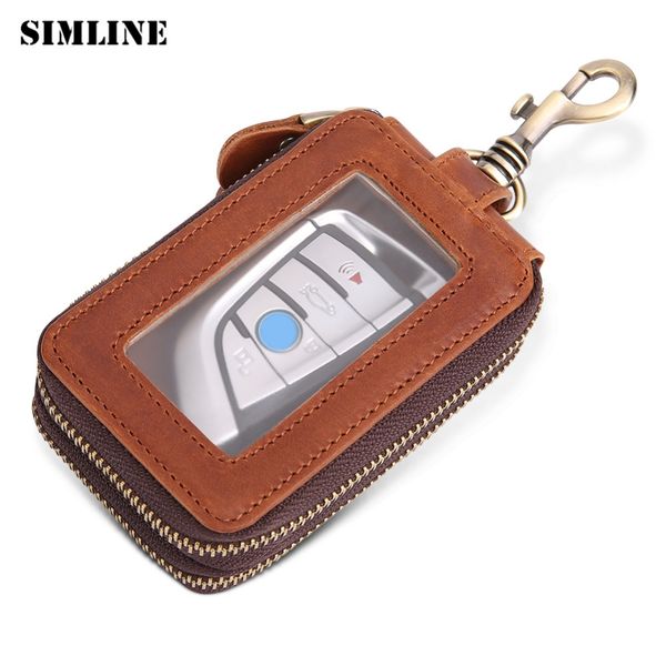 simline 2018 double zipper key holder wallet genuine leather men waist hanging car key case bag pouch organizer housekeeper man, Red;blue
simline 2018 double zipper key holder wallet genuine leather men waist hanging car key case bag pouch organizer housekeeper man, Red;blue