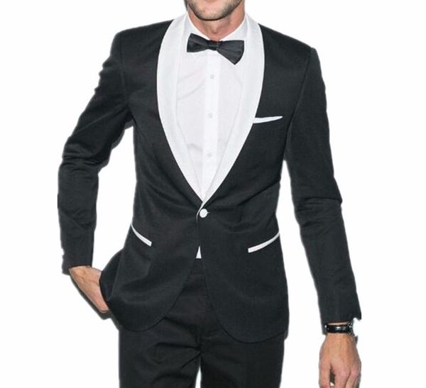 brand new groomsmen shawl lapel groom tuxedos black men suits wedding/prom man blazer (jacket+pants+tie) z704, White;black
brand new groomsmen shawl lapel groom tuxedos black men suits wedding/prom man blazer (jacket+pants+tie) z704, White;black