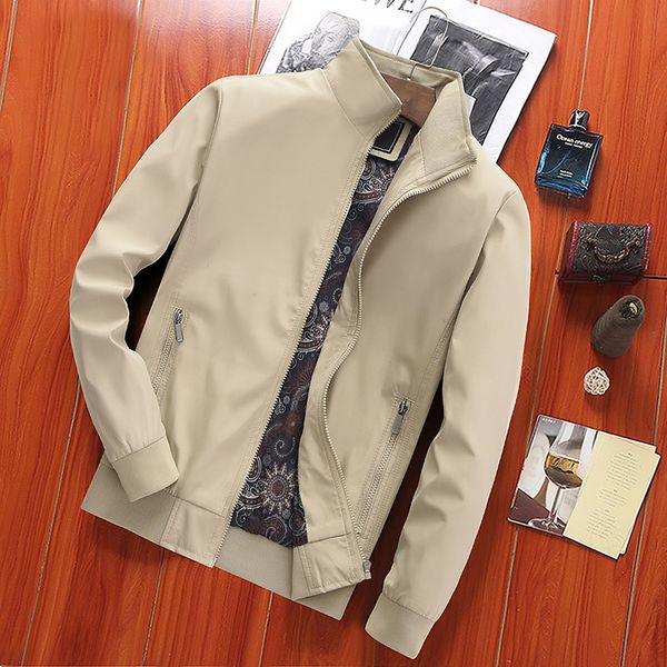 toturn 2018 new men jacket coat khaki black navy blue solid color casual trendy jacket outwear thin male jackets, Black;brown
toturn 2018 new men jacket coat khaki black navy blue solid color casual trendy jacket outwear thin male jackets, Black;brown