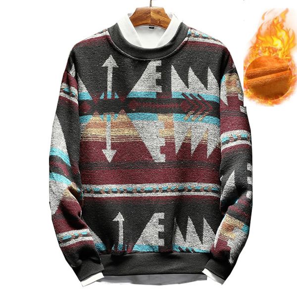 loldeal plush printing cashmere wool sweater men slim fit pullovers pattern o-neck long-sleeved casual winter thick sweater, White;black
loldeal plush printing cashmere wool sweater men slim fit pullovers pattern o-neck long-sleeved casual winter thick sweater, White;black