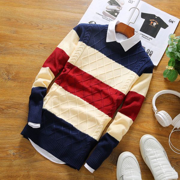 2018 new autumn winter mens pullover sweaters cotton casual men's warm sweater jumpers male knitwear pull homme, White;black
2018 new autumn winter mens pullover sweaters cotton casual men's warm sweater jumpers male knitwear pull homme, White;black
