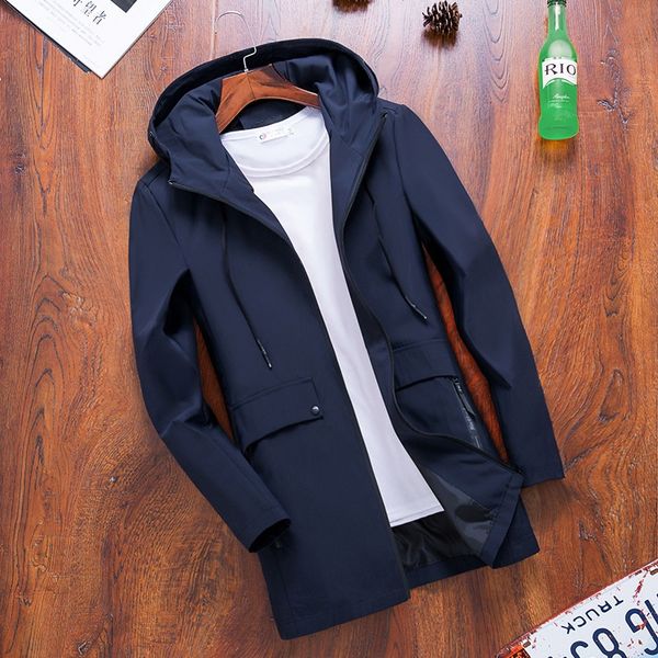 2018 spring autumn new fashion men's jacket coat men casual hooded trench jackets slim outerwear windbreaker male coat jaqueta, Tan;black
2018 spring autumn new fashion men's jacket coat men casual hooded trench jackets slim outerwear windbreaker male coat jaqueta, Tan;black