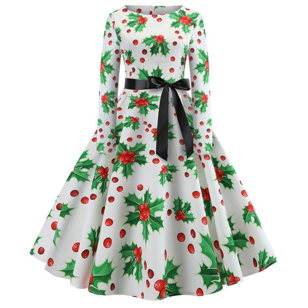 women vintage dress long sleeve winter elegant party bodycon dress autumn print christmas dresses casual a-line midi plus size, White;black
women vintage dress long sleeve winter elegant party bodycon dress autumn print christmas dresses casual a-line midi plus size, White;black