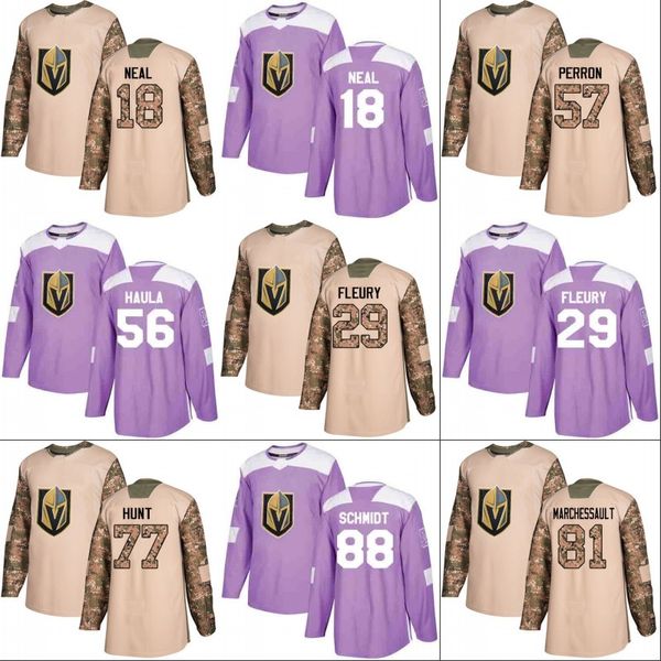 Vegas Golden Knights Jersey Veterans Day Fights Cancer Practice 18 James Neal 29 Marc-Andre Fleury 57 David Perron 56 Erik Haula Jerseys
Vegas Golden Knights Jersey Veterans Day Fights Cancer Practice 18 James Neal 29 Marc-Andre Fleury 57 David Perron 56 Erik Haula Jerseys