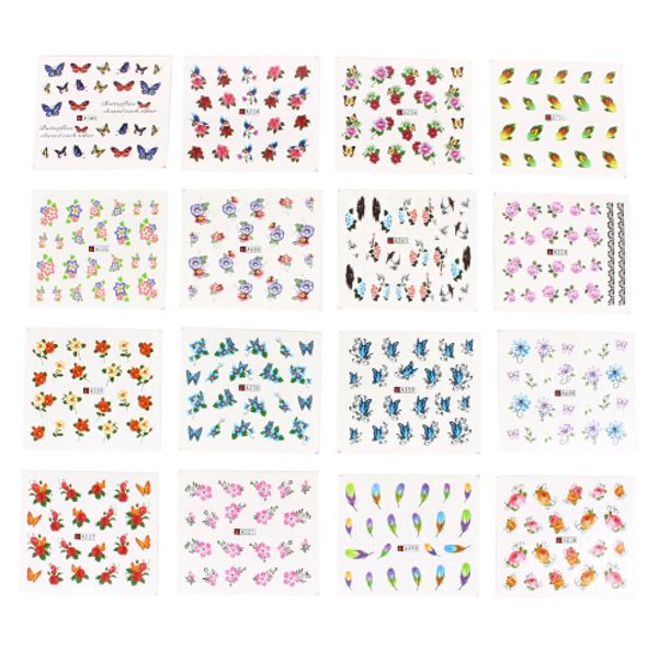 wholesale 50 sheets/set 5*6.5cm mixed flower water transfer nail stickers decals art tips decoration manicure stickers ongles, Black
wholesale 50 sheets/set 5*6.5cm mixed flower water transfer nail stickers decals art tips decoration manicure stickers ongles, Black