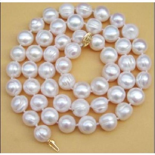 real classic 11-12mm south sea white baroque pearl necklace 20" 14k yellow clasp, Silver
real classic 11-12mm south sea white baroque pearl necklace 20" 14k yellow clasp, Silver