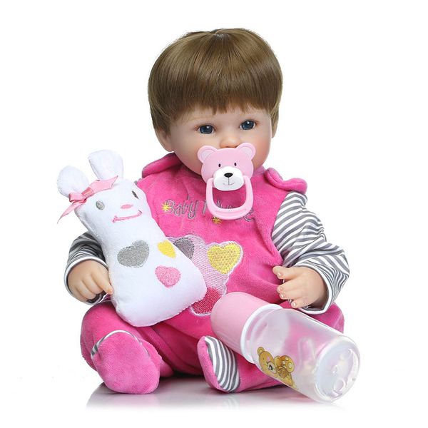 new 16inch 42cm silicone s lifelike newborn babies toys soft touch bebe toys bonecas reborn de silicona
new 16inch 42cm silicone s lifelike newborn babies toys soft touch bebe toys bonecas reborn de silicona