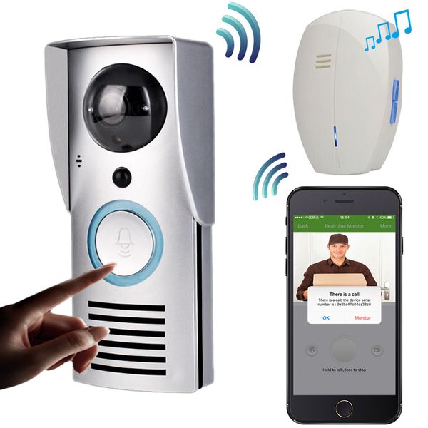WI-FI 720 P Видео Дверной Звонок Беспроводной Домофон Монитор Домофон Smart Bell HD Камера P
WI-FI 720 P Видео Дверной Звонок Беспроводной Домофон Монитор Домофон Smart Bell HD Камера P