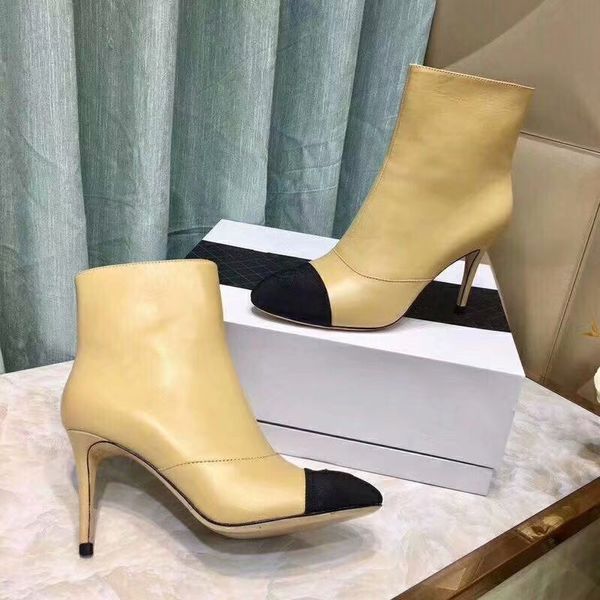 black beige women dress wedding stiletto high heeled party boots autumn genuine leather female martin boots pointed toe design ladies boots
black beige women dress wedding stiletto high heeled party boots autumn genuine leather female martin boots pointed toe design ladies boots