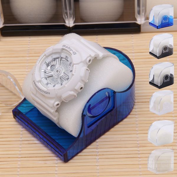 plastic wrist watch box jewelry bangle bracelet display storage holder organizer, Black;blue
plastic wrist watch box jewelry bangle bracelet display storage holder organizer, Black;blue