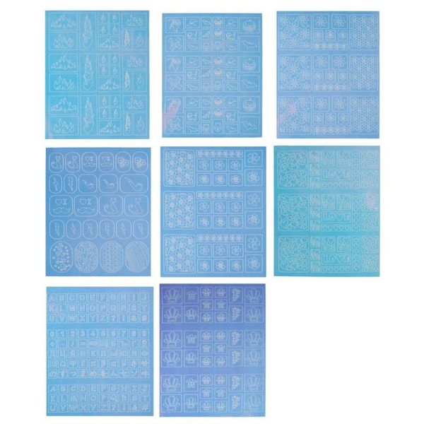 halloween diy nail art hollow laser stickers stencil gel polish tip 3d transfer guide template printing stamping decals kit, Black
halloween diy nail art hollow laser stickers stencil gel polish tip 3d transfer guide template printing stamping decals kit, Black