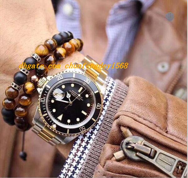 luxury v7 version two-tone 18k wrapped gold mens automatic watch ceramic bezel eta 2836 movement date men dive sport, Slivery;brown
luxury v7 version two-tone 18k wrapped gold mens automatic watch ceramic bezel eta 2836 movement date men dive sport, Slivery;brown