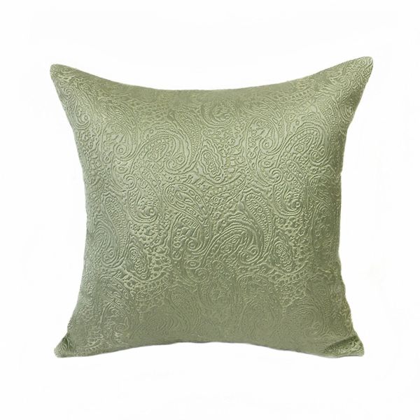 luxurious vintage paisley interior light green home decorative pillow case 45x45cm jacquard woven sofa chair home living cushion cover
luxurious vintage paisley interior light green home decorative pillow case 45x45cm jacquard woven sofa chair home living cushion cover