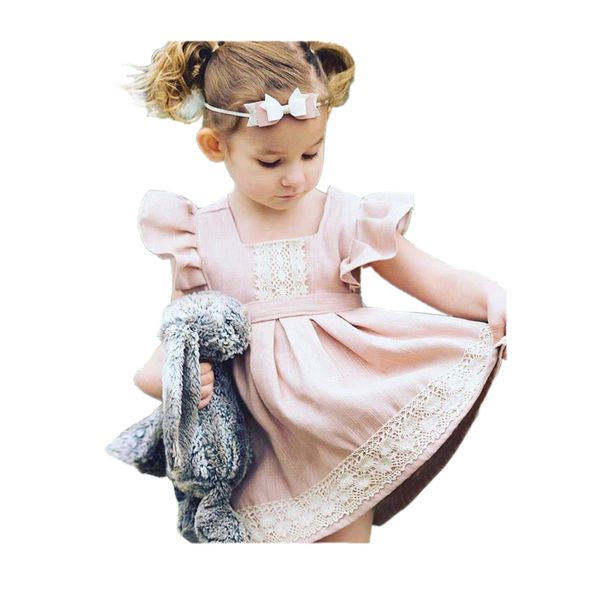 cute girl mini dress solid european style cotton princess dress for 1-6years girls kids children summer sleeves dress clothes, Red;yellow
cute girl mini dress solid european style cotton princess dress for 1-6years girls kids children summer sleeves dress clothes, Red;yellow