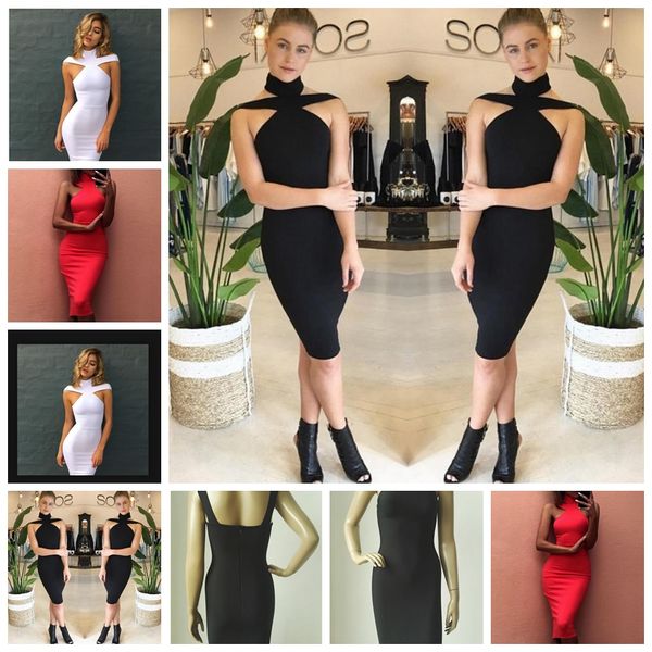 europe united states fashion solid color hanging neck hollow strapless slim thin bandage dress,support mixed batch, White;black
europe united states fashion solid color hanging neck hollow strapless slim thin bandage dress,support mixed batch, White;black