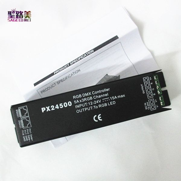 Px24500 dmx512 1990 controller 3 channel for rgb led bulb light lamp dc 12v 24v
Px24500 dmx512 1990 controller 3 channel for rgb led bulb light lamp dc 12v 24v