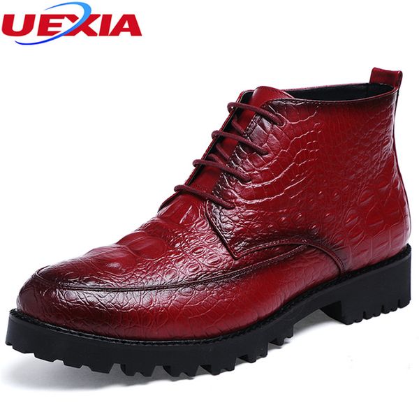 leather luxury designer casual male ankle boots business formal dress men shoes oxfords wedding footwear chaussure, Black
leather luxury designer casual male ankle boots business formal dress men shoes oxfords wedding footwear chaussure, Black