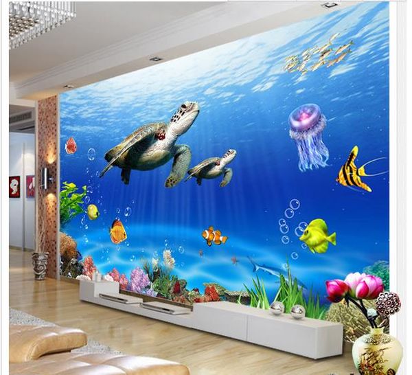 3d customized wallpaper undersea world turtle mother and child tv background wall decorative painting
3d customized wallpaper undersea world turtle mother and child tv background wall decorative painting