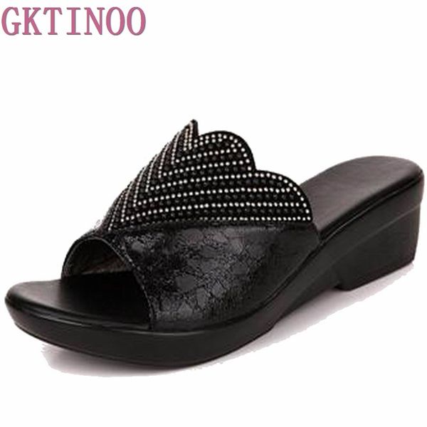 women sandals 2017 summer genuine leather slippers shoes women med heels sandals large size 10 11 fashion black red shoes s6309
women sandals 2017 summer genuine leather slippers shoes women med heels sandals large size 10 11 fashion black red shoes s6309