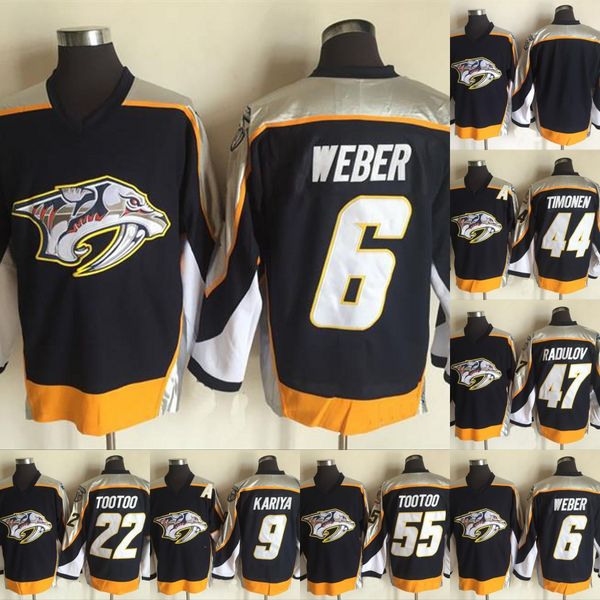 Nashville Predators Jersey 6 SHEA WEBER 9 PAUL KARIYA 22 JORDIN TOOTOO 44 TIMONEN Hockey Jerseys
Nashville Predators Jersey 6 SHEA WEBER 9 PAUL KARIYA 22 JORDIN TOOTOO 44 TIMONEN Hockey Jerseys