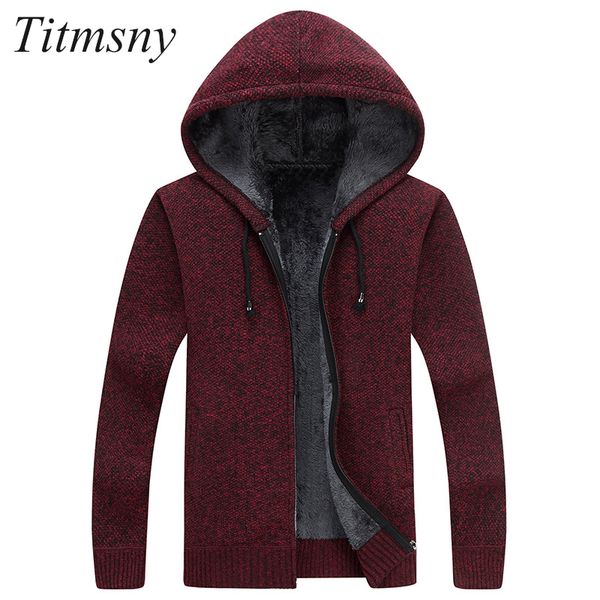 titmsny fashion men cardigan masculino hooded slim fat thicken casual sweater winter new mens fleece sweatercoat, White;black
titmsny fashion men cardigan masculino hooded slim fat thicken casual sweater winter new mens fleece sweatercoat, White;black