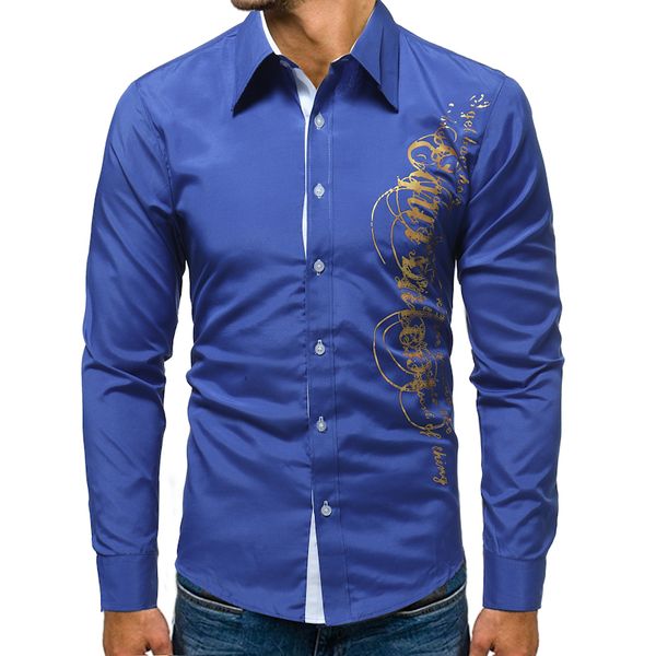 brand 2018 fashion male shirt long-sleeves letter print mens dress shirts slim men shirt plus size 4xl, White;black
brand 2018 fashion male shirt long-sleeves letter print mens dress shirts slim men shirt plus size 4xl, White;black