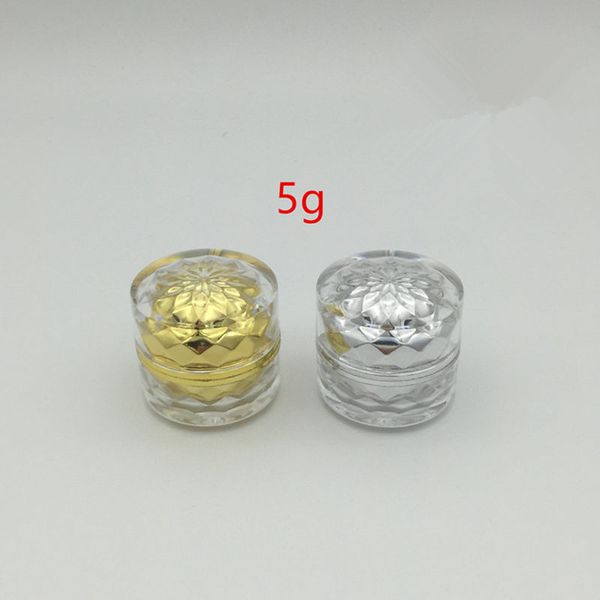 5g gold/silver acrylic cream jar,lotion mask refillable bottles,cosmetic packaging cosmetic jar nail powder f553
5g gold/silver acrylic cream jar,lotion mask refillable bottles,cosmetic packaging cosmetic jar nail powder f553