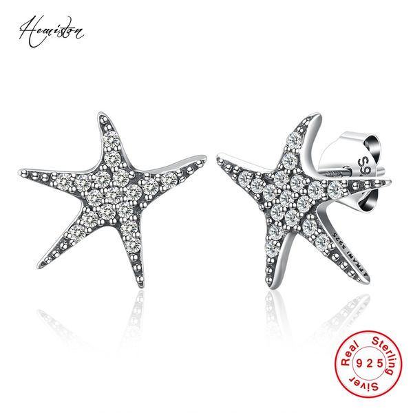 hemiston 100% 925 sterling silver cz vintage starfish with clear female stud earrings jewelry women gift fashion classics e100, Golden;silver
hemiston 100% 925 sterling silver cz vintage starfish with clear female stud earrings jewelry women gift fashion classics e100, Golden;silver