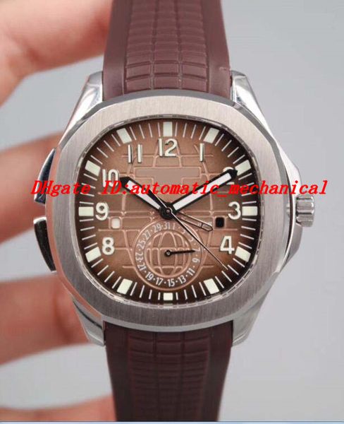 luxury 2018 new 5164a-001 aquan@ut travel time dual time zone rubber bracelet automatic fashion brand men's watch wristwatch, Slivery;brown
luxury 2018 new 5164a-001 aquan@ut travel time dual time zone rubber bracelet automatic fashion brand men's watch wristwatch, Slivery;brown