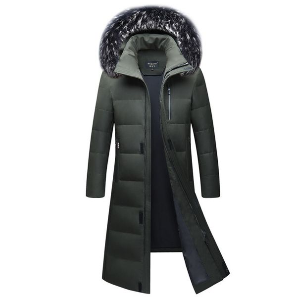 2018 new winter men's down jacket detachable hat male's jackets thick warm fur collar clothing white down coat, Black
2018 new winter men's down jacket detachable hat male's jackets thick warm fur collar clothing white down coat, Black