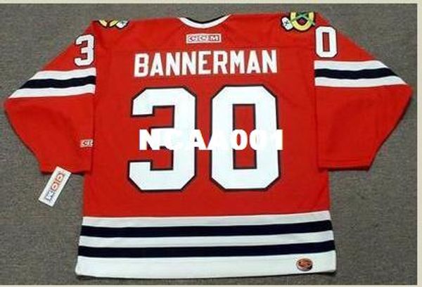 mens #30 murray bannerman chicago blackhawks 1983 ccm away hockey jersey or custom any name or number retro jersey, Black;red
mens #30 murray bannerman chicago blackhawks 1983 ccm away hockey jersey or custom any name or number retro jersey, Black;red