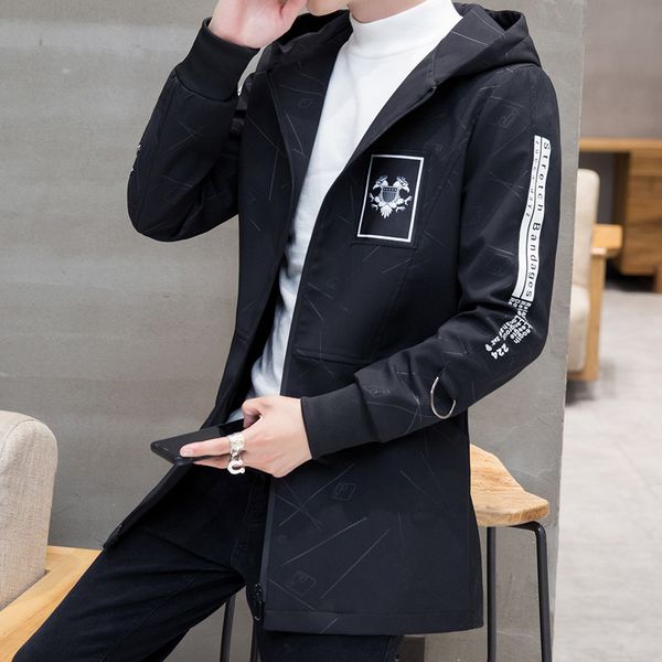 autumn men's long windbreaker jacket korean slim handsome casual hooded jacket youth outerwear men's windbreaker, Tan;black
autumn men's long windbreaker jacket korean slim handsome casual hooded jacket youth outerwear men's windbreaker, Tan;black