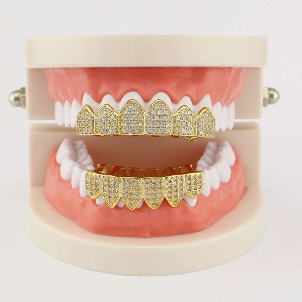 hip hop grillz full diamonds dental grills real gold plated fashion rapper body jewelry two colors golden silver, Black
hip hop grillz full diamonds dental grills real gold plated fashion rapper body jewelry two colors golden silver, Black