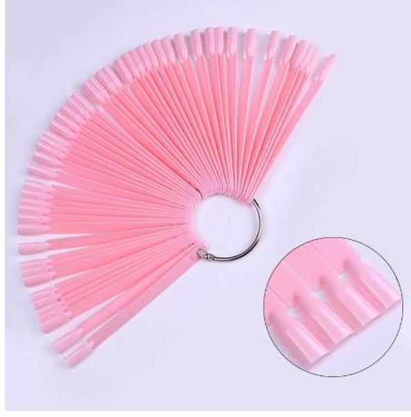 50 pcs fan shaped pink false nail tips display board acrylic uv polish color card for manicure gel nail art practice tool kit, Red;gold
50 pcs fan shaped pink false nail tips display board acrylic uv polish color card for manicure gel nail art practice tool kit, Red;gold