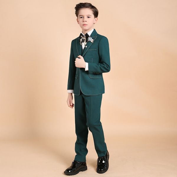 new boy gentleman handsome suit three-piece suit (jacket + pants + vest) children graduation ceremony formal dress support custom, Black
new boy gentleman handsome suit three-piece suit (jacket + pants + vest) children graduation ceremony formal dress support custom, Black