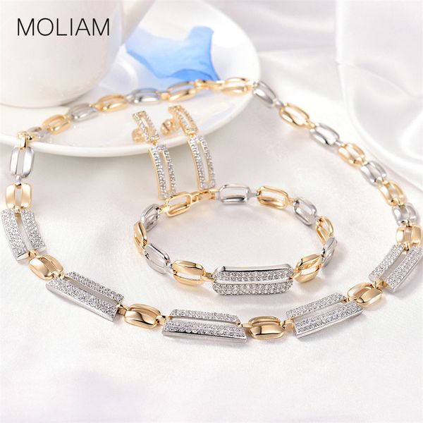 moliam luxury bridal wedding jewelry sets for women cubic zirconia bracelet earings and necklace set 2018 new arrival mlt803, Silver
moliam luxury bridal wedding jewelry sets for women cubic zirconia bracelet earings and necklace set 2018 new arrival mlt803, Silver