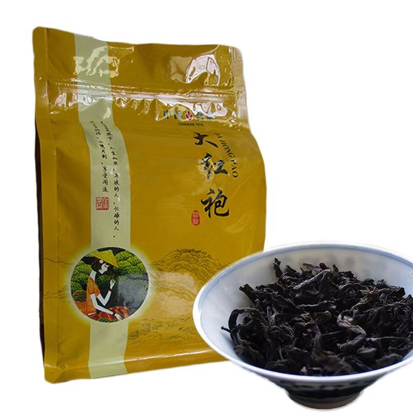 

C-HC024 Китайский чай высшего сорта Dahongpao 250 г Wuyi Улун Премиум Да Хун Пао ча Большой красный халат Чай Улун Wuyi Yan Cha Wuyi Cliff Черный чай