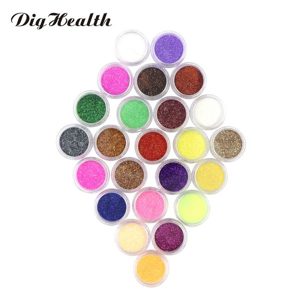 dighealth 24 color/set nail glitter powder new design round shape dust pigment 3d nail art decorations art set diy tools, Silver;gold
dighealth 24 color/set nail glitter powder new design round shape dust pigment 3d nail art decorations art set diy tools, Silver;gold