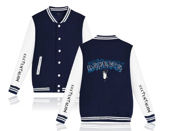 Mens XXXTENTACION College Baseball Jacket Women Fashion Single Breasted Panelled Coat Tops Lovers Slim Jacket Baseball Hoodies Print Outwear
Mens XXXTENTACION College Baseball Jacket Women Fashion Single Breasted Panelled Coat Tops Lovers Slim Jacket Baseball Hoodies Print Outwear