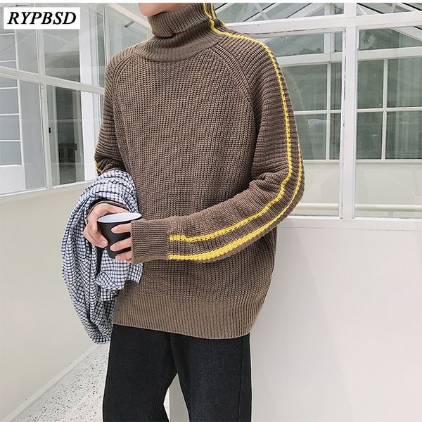 2019 autumn winter new men's turtleneck sweater solid color knitted pullover sweaters male casual high neck knitwear -xl, White;black
2019 autumn winter new men's turtleneck sweater solid color knitted pullover sweaters male casual high neck knitwear -xl, White;black