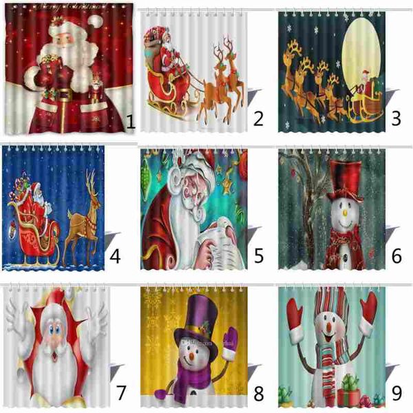 christmas shower curtain santa claus snowman waterproof 3d printed bathroom shower curtain decoration 165*180cm with hooks
christmas shower curtain santa claus snowman waterproof 3d printed bathroom shower curtain decoration 165*180cm with hooks