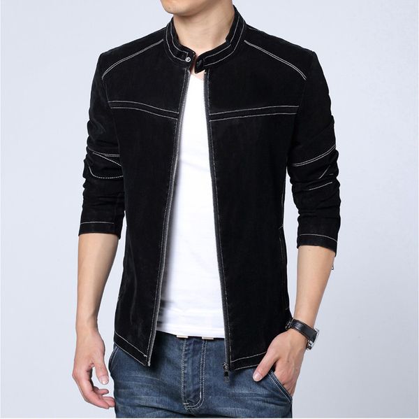 mrmt 2018 brand autumn men's jackets frosted casual collar leather jacket for male slim leather jacket outer wear clothing, Black;brown
mrmt 2018 brand autumn men's jackets frosted casual collar leather jacket for male slim leather jacket outer wear clothing, Black;brown