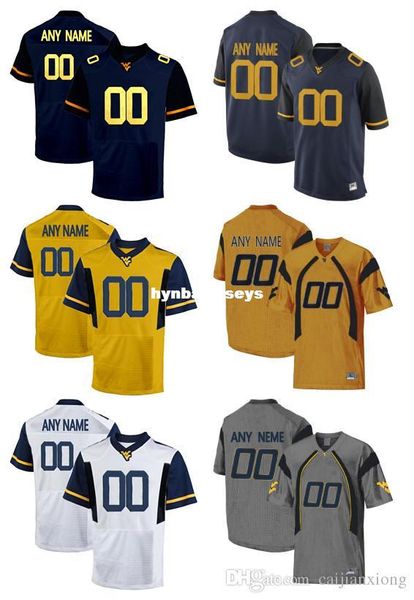 west virginia mountaineers customized men college football elited jersey - white blue gold, Black;red
west virginia mountaineers customized men college football elited jersey - white blue gold, Black;red